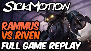 SickMotion - Rammus vs Riven Toplane S6 Preseason - League of Legends
