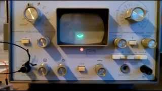 Осциллограф С1-72 и генератор синуса на ATmega8