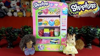 Торговый автомат Шопкинс обзор + мультик из игрушек. Shopkins Vending Machine