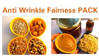 Anti Wrinkle Pack, झुर्रियों को जड़ से ख़त्म कर देगा गोरापन को बढ़ा देगा घरेलु नुस्खा, Fairness Tips