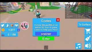 SECRET MINING SIMULATOR CODES!! **WORKING 2018**  [Roblox]