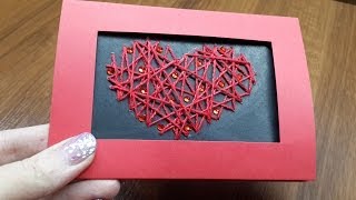 003. Открытка ко Дню Святого Валентина своими руками. DIY