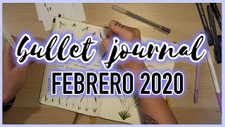 BULLET JOURNAL FEBRERO 2020 · Lavanda | Christine Hug