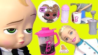 #Barbie Barista КУКЛА БАРБИ КОФЕВАР! Барби Мультики Boss Baby Босс Молокосос LOL Surprise РОЗЫГРЫШ