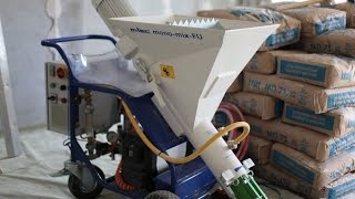 Штукатурка. Штукатурная станция m-tec mono-mix