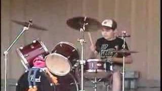 12 year old drummer doing wipe out