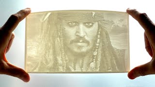 Литофания невероятная техника печати фотографий на 3D принтере Lithophane #Shorts