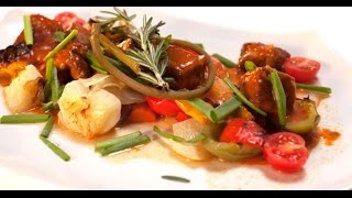 Рагу из говядины с овощами в пряном соусе | Мясо. От филе до фарша