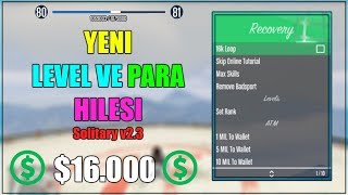 Gta 5 Online - Yeni Level Ve Para Hilesi - Ban Yok !! - 1.43