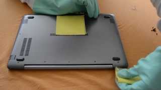 Samsung Series 7 Ultra 730U3E-S03 open inside disassemble back cover
