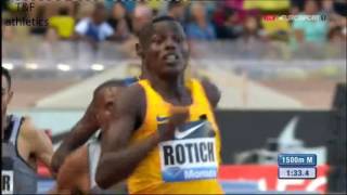 Ronald KWEMOI 3:30.49 1500m Men's - Diamond League Monaco 2016