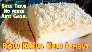Resep Bolu Kukus Keju Super Lembut Satu Telur | resep masakan indonesia sehari hari