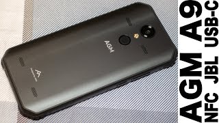 AGM A9 Крутой Китайский Военный Бронемартфон Для Гражданских! Snapdragon, NFC, USB-C, JBL Quadro