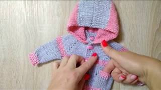 Одежда для кукол/ МК Спортивная кофточка для Беби Борна