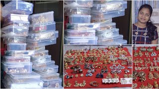 HUGE EARRINGS COLLECTION/ ఇప్పటిదాకా ఎన్ని collect చేశానో చూడండి//షాక్ అవ్వొదు?/Myhugeeartingshaul