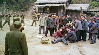 國軍為了抓八路軍，竟開槍威脅無辜百姓，下秒被八路軍狠狠教訓！ ️ 抗日