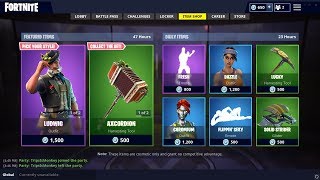 Fortnite Item Shop [September 27th] NEW SKINS! Heidi and Ludwig + WE JUST HIT 200 SUBS!