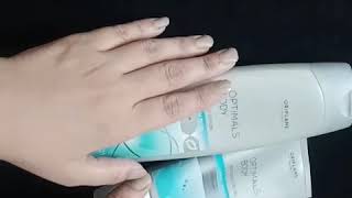 Oriflame optimals firming lotion for body shape and cellulite gel for reducing fats.