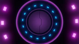► FREE Video Background Loop Footage | HD 1080p60 | Futuristic Neon Tunnel #0338 ◄