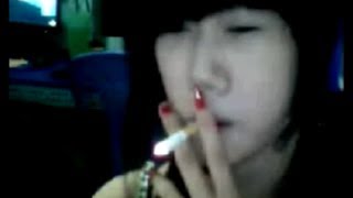 Smoking Asian Girl 4