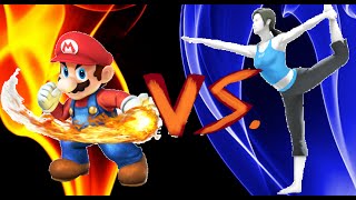 FOR GLORY MATCH #5: Mario (me) vs. Wii fit Trainer