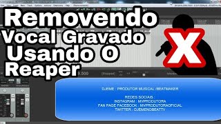 Reaper - Removendo Vocal Da Musica Já Gravada