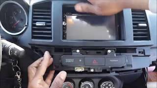 How to remove and install aftermarket radio in 2008-2017 Mitsubishi Lancer /GTS