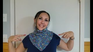 №2 Идея для подарка. Комплект манишка и шапка "Вдохновение"