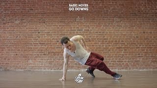 31. Basic moves (Go downs) | Видео уроки брейкданс от "Своих Людей"