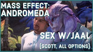 Mass Effect: Andromeda: Sex with Jaal (Scott/Male Ryder, All Options)