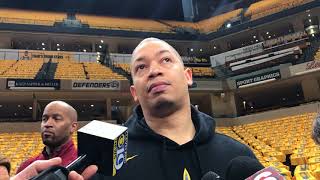 Tyronn Lue says Cavaliers have helped LeBron James on defense