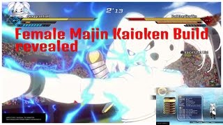 Dragon ball Xenoverse 2 - Female Majin Kaioken Time Skip Build revealed +More