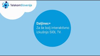 Uporaba brezplačne aplikacije Daljinec+