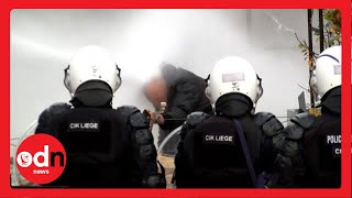 'ORGY of VIOLENCE' as Lockdown Protesters CLASH with Police