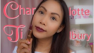 CHARLOTTE TILBURY LIPSTICK COLLECTION  |  LIP SWATCHES, REVIEW & DUPES