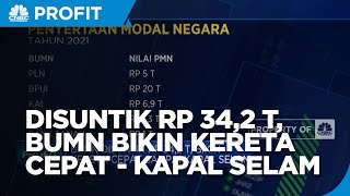 BUMN Disuntik Rp 34,2 T, Bikin Kereta Cepat sampai Kapal Selam