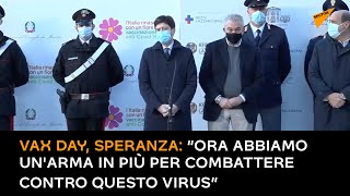 Vax Day, Speranza: “Ora abbiamo un'arma in più per combattere contro questo virus”