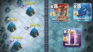 8 Electro Dragon + 8 Max Balloon + 7 Max Bat Spell :: TH12 ATTACK STRATEGY 2019 | Clash Of Clans