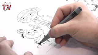 Dans l'atelier du dessinateur de BD Laurent Audouin