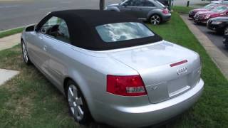 2006 Audi A4 3.0 Quattro Cabriolet Walkaround, Start up, Tour and Overview