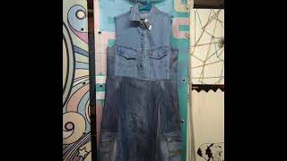 Я не умею шить. Сарафан из джинс. Переделка. Upcycling