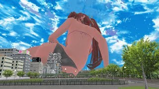 [Giantess][MMD] 巨大めーりんの Sweet Devil (一部のみ)