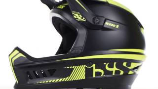 IXS Xact Helmet - Black/Lime