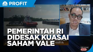 Kontribusi Rendah, RI Kuasai Saham Vale Sudah Mendesak!