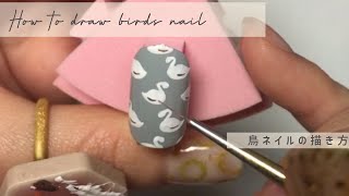 鳥ネイル???【bird nails?】