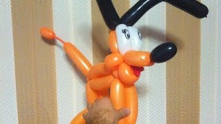 Собака Плуто из шариков шдм аэродизайн ★ Pluto Dog of the balloons
