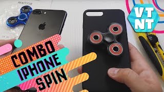 ЧЕХОЛ СПИННЕР на iPhone 7 Plus Дичь с Aliexpress