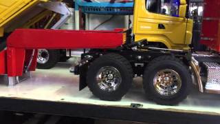 Rc Kinght Hauler Full Option & Trailer Lowbas 3 Axe By PaeRcubon