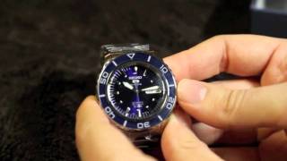 Seiko "Fifty Fathoms" Mens Watch Review - SNZH53K1 / SNZH57K1 / SNZH55K1