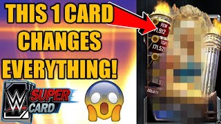 THIS CARD WILL CHANGE EVERYTHING! + RING DOMINATION ACTION! Noology WWE SuperCard Season 4!